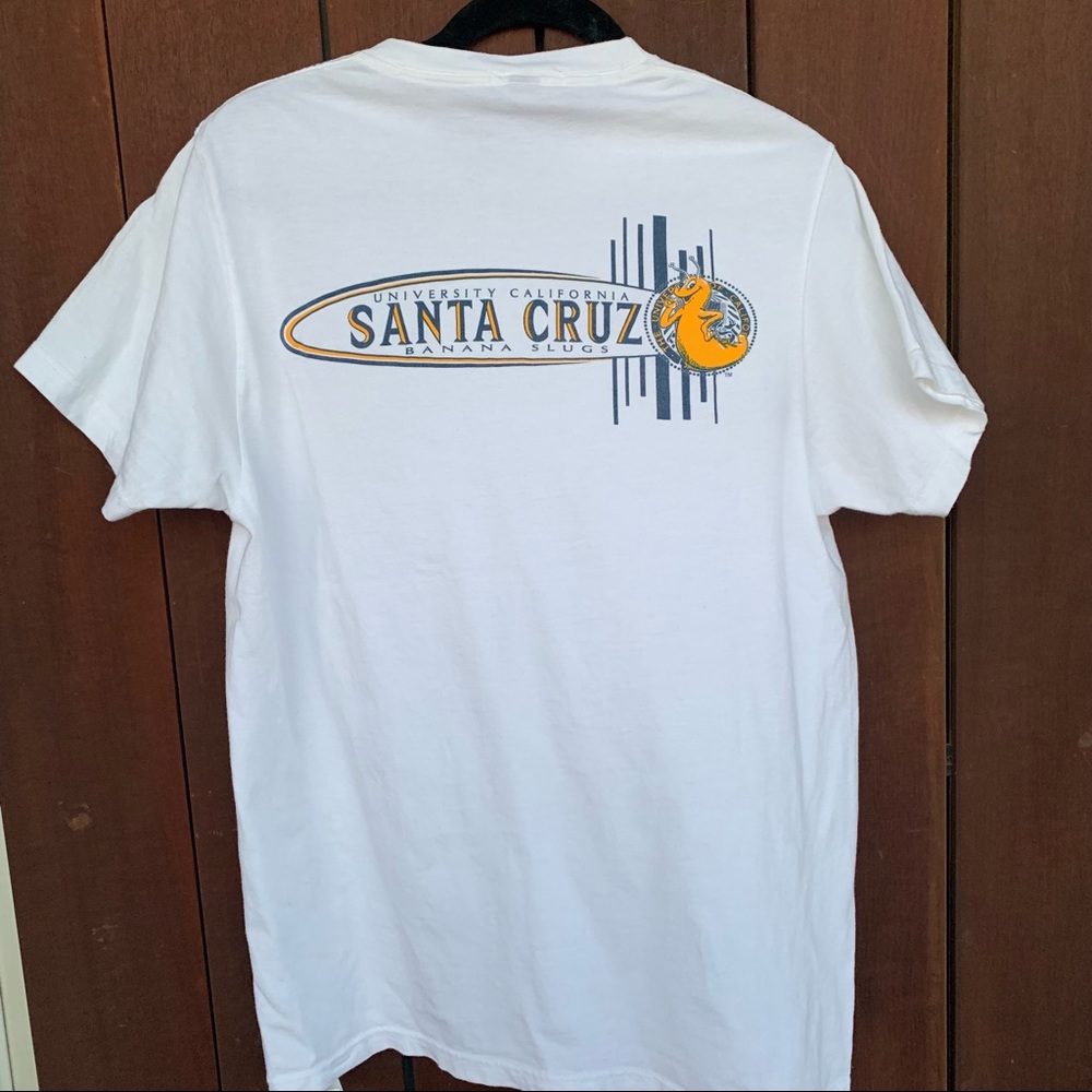 White University of California Santa Cruz Tee Shirt Size Medium